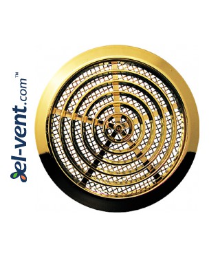 Air vent cover GRT76, Ø80/92 mm - metalized gold