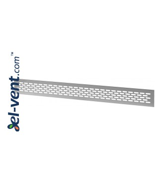 Aluminum ventilation grille MR1AL, 480x60 mm Aluminum ventilation grille MR1AL, 480x60 mm