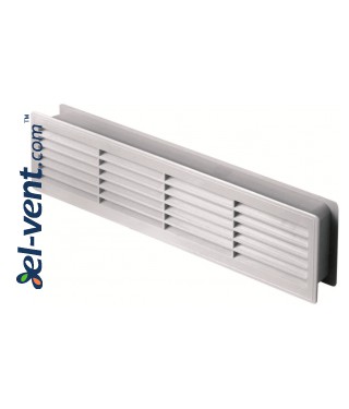 Door louver kit, white