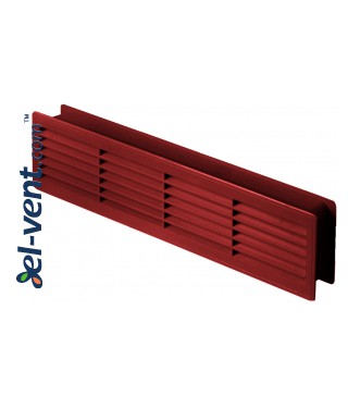 Door grilles GRT15K112, 2 pcs., 135x460 mm (cherry-tree) Door grilles GRT15K112, 2 pcs., 135x460 mm (cherry-tree)