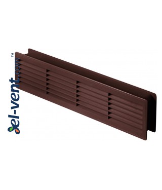 Door louver kit, brown