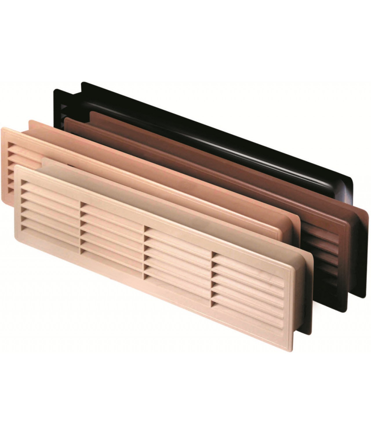 Ventiliacijos grotelės durims GRT15, 2 vnt., 135x460 mm Ventiliacijos grotelės durims GRT15, 2 vnt., 135x460 mm