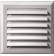 Ventilation grille with shutter GRT78, 175x175 mm, Ø125 mm - image