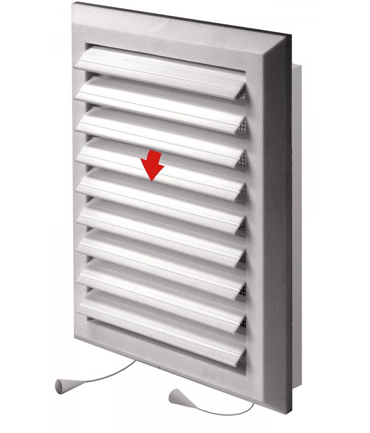 Ventiliacinės grotelės su užsklanda GRT41, 175x235 mm