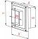 Duct connector 90x90 mm T97A - drawing