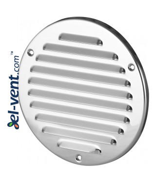 Stainless steel ventilation grille META16N Ø125 mm Stainless steel ventilation grille META16N Ø125 mm