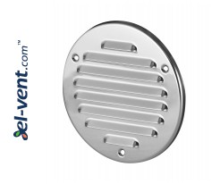 Stainless steel ventilation grille META16N Ø125 mm