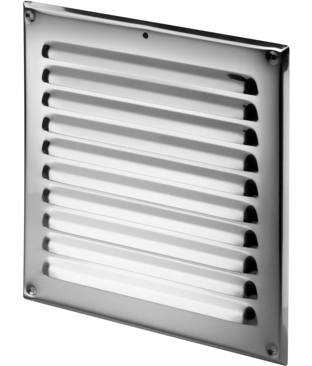 Stainless steel ventilation grille META6N 195x195 mm