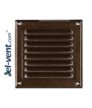 Metalinės ventiliacinės grotelės META2AN 165x165 mm