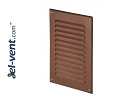 Metal vent cover META4BR 165x240 mm