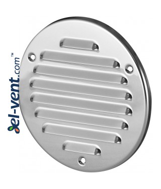 Stainless steel ventilation grille META14N Ø100 mm Stainless steel ventilation grille META14N Ø100 mm