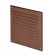 Metal vent cover META6BR 195x195 mm