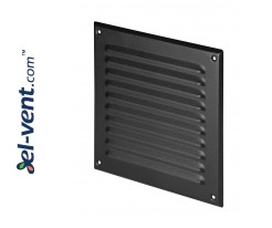 Metal vent cover META6GR 195x195 mm