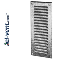 Metalinės ventiliacinės grotelės META12ANSR 125x295 mm