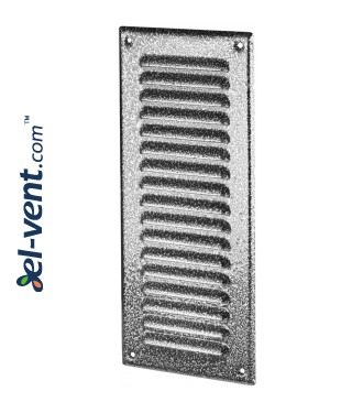 Metalinės ventiliacinės grotelės META12ANSR 125x295 mm