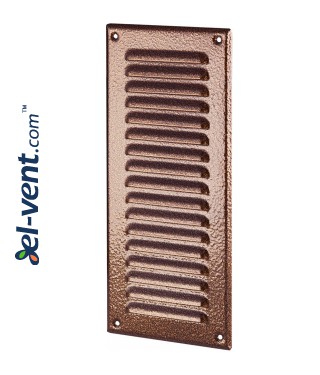 Metalinės ventiliacinės grotelės META12AN 125x295 mm
