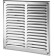 Stainless steel ventilation grille META10N 295x295 mm