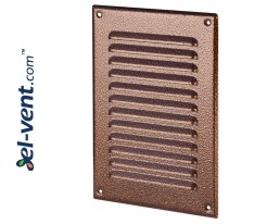 Metal vent cover META4AN 165x240 mm