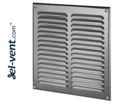 Metal vent cover META10ANSR 295x295 mm