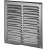 Metal vent cover META10ANSR 295x295 mm