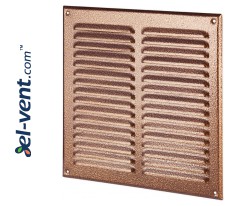 Metal vent cover META10AN 295x295 mm