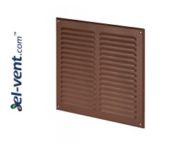 Metal vent cover META10BR 295x295 mm