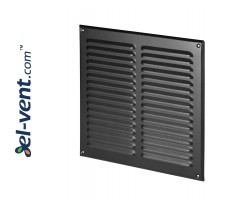 Metal vent cover META10GR 295x295 mm