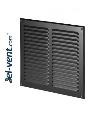 Metal vent cover META10GR 295x295 mm