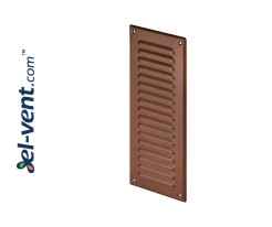 Metal vent cover META12BR 125x295 mm