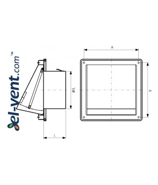 GLN INOX BLACK - drawing