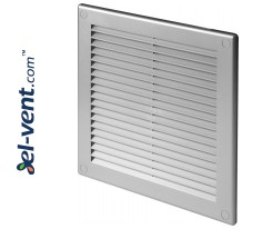 Vent cover 200x200 mm, GRU6SS (grey)