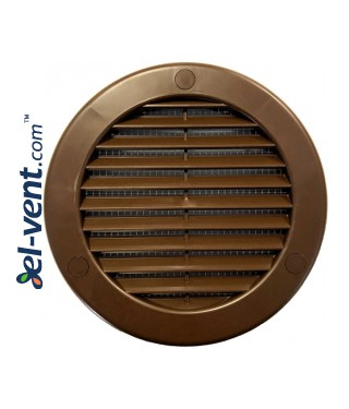 Vent cover  Ø100 mm, GRU14K/BR (brown)