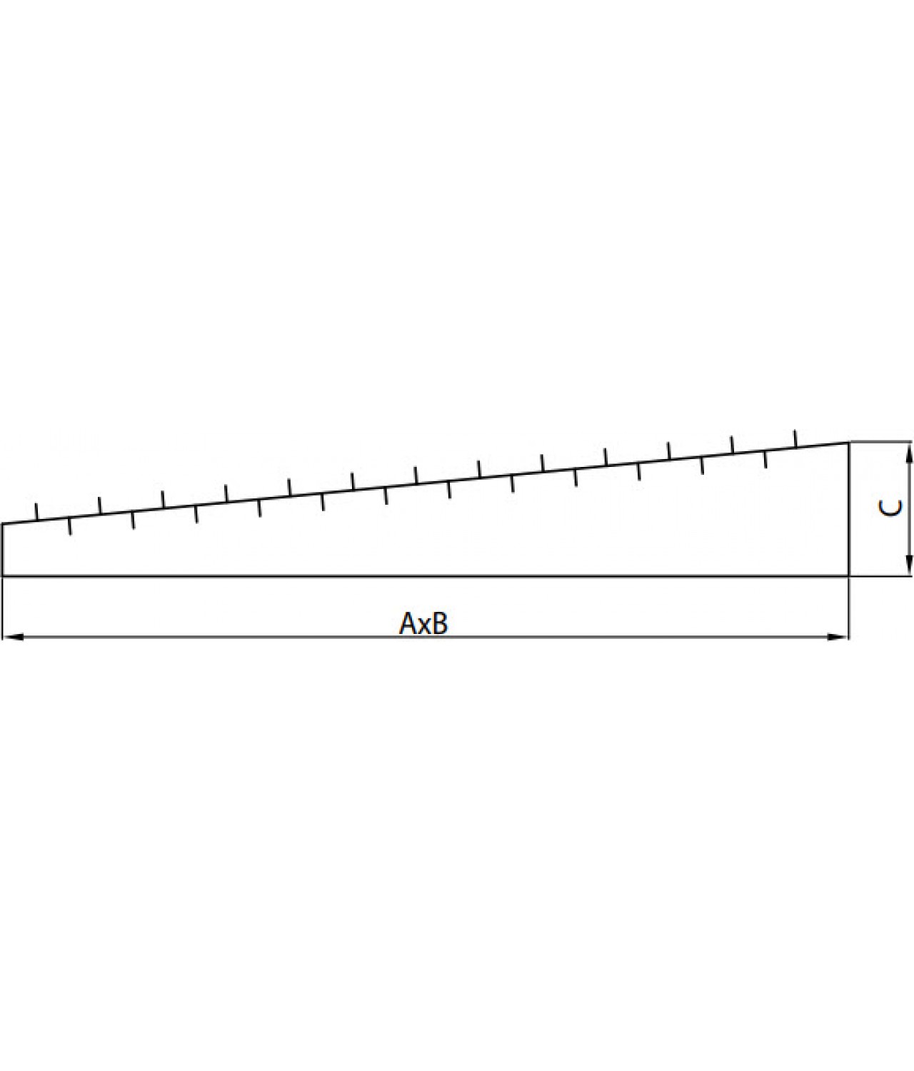 Air flow control dampers SSOG - drawing