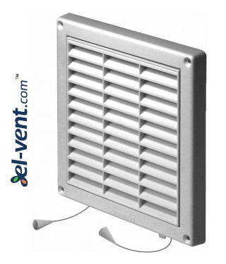 Ventilation grille with shutter GRT43A, 165x165 mm Ventilation grille with shutter GRT43A, 165x165 mm