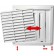 Ventilation grille with shutter GRT55, 165x165 mm, Ø100 mm - Wall vent covers