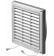 Ventilation grille with shutter GRT55, 165x165 mm, Ø100 mm