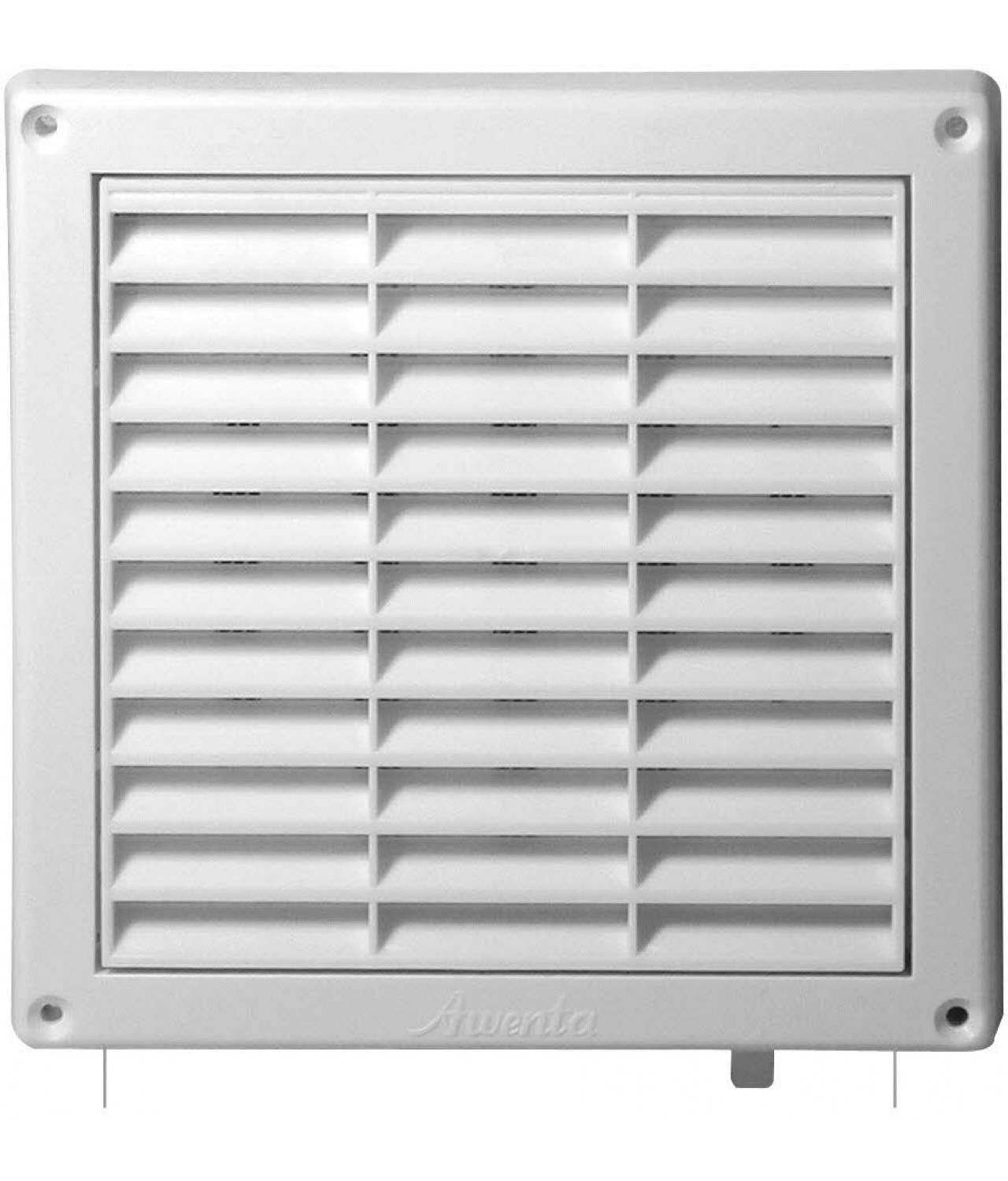 Ventilation grille with shutter GRT55, 165x165 mm, Ø100 mm - image