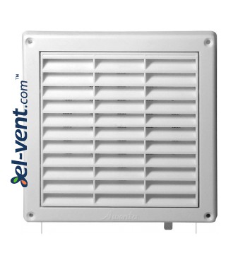 Ventilation grille with shutter GRT55, 165x165 mm, Ø100 mm - image