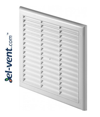 Ventilation grille GRTK9, 190x190 mm, Ø100 mm