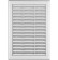 Ventilation grille with shutter GRTK4, 190x260 mm