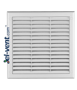 Ventilation grille with shutter GRTK2, 190x190 mm