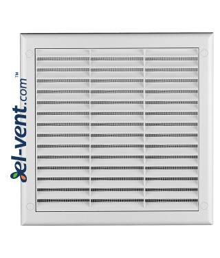 Ventilation grille with shutter GRTK10, 190x190 mm, Ø100 mm