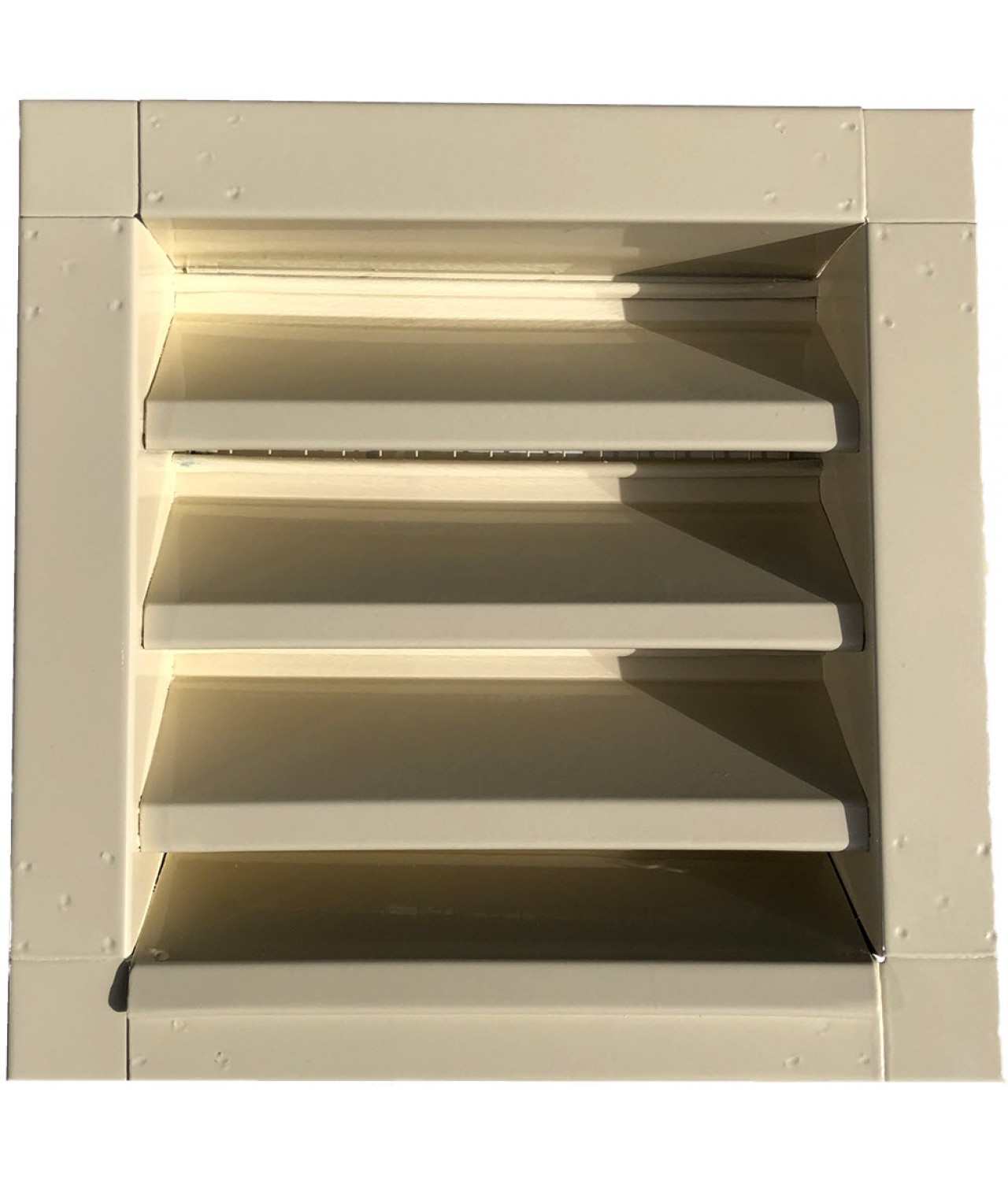 Outdoor vent covers galvanized 250x250 mm painted in RAL1015