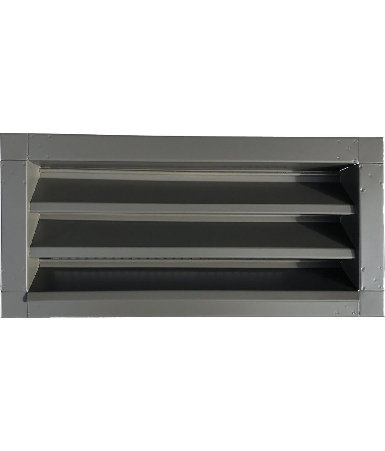 Outdoor vent covers galvanized 500x200 mm painted in RAL7022