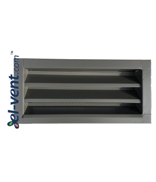 Outdoor vent covers galvanized 500x200 mm painted in RAL7022