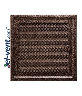Fireplace grate MK1AN 166x166 mm with shutter Fireplace grate MK1AN 166x166 mm with shutter