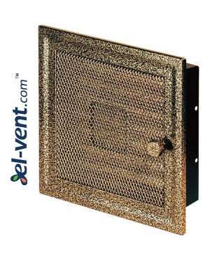 Fireplace grate MK1ANZL 166x166 mm with shutter Fireplace grate MK1ANZL 166x166 mm with shutter