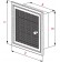 Fireplace grate MK2B 166x166 mm - drawing