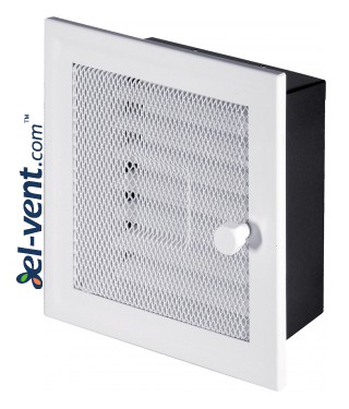 Fireplace grate MK1B 166x166 mm with shutter Fireplace grate MK1B 166x166 mm with shutter