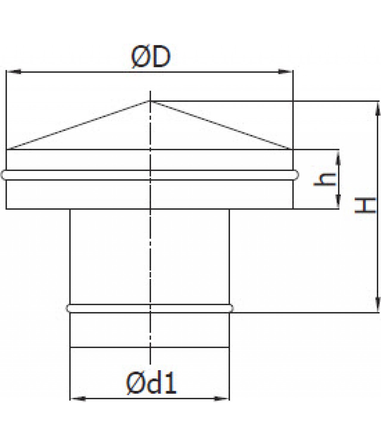 Vent caps VS - drawing